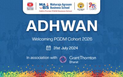 Maharaja Agrasen Business School Hosts Orientation Programme ‘Adhwan’ for PGDM Cohort 2026