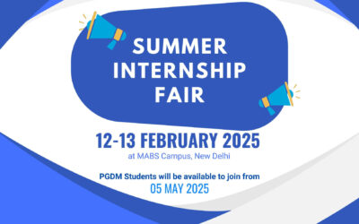 Summer Internship Fair at MABS Campus