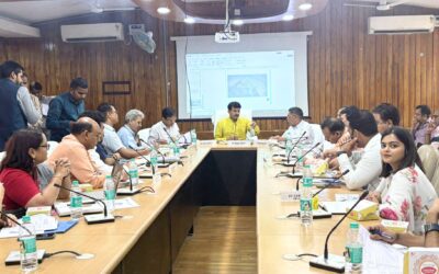 MABS Aakriti Jha at District Development and Monitoring Committee Meeting