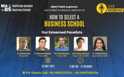 LIVE WEBINAR on How to Select a Business School?