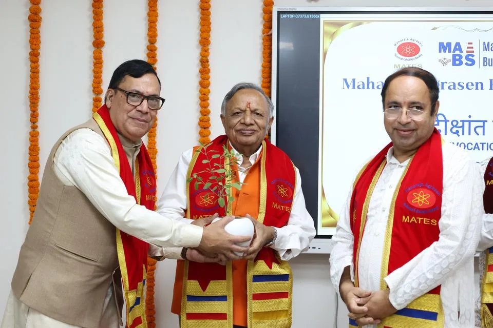 MATES and MABS leaders at the PGDM 2023–25 convocation